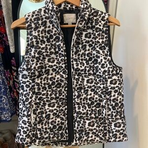 Loft Leopard Vest